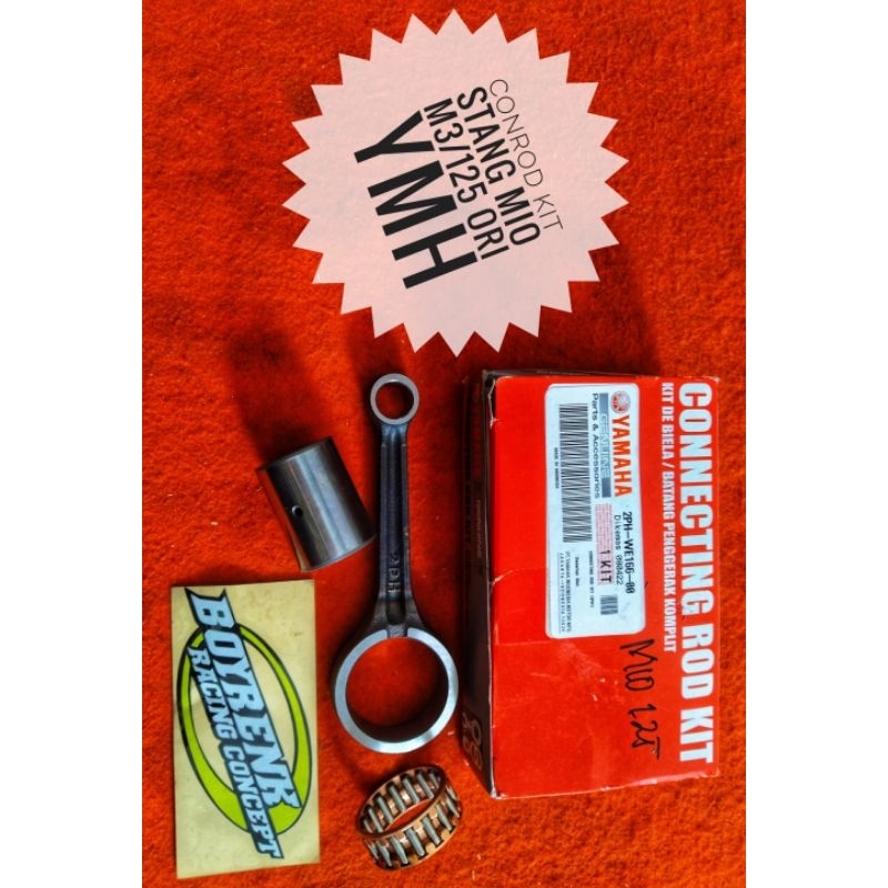 STANG SEHER / CONROD KIT ORIGINAL YAMAHA MIO125/MIO M3 KODE 2PH-WE166-00BOYRENKRACING