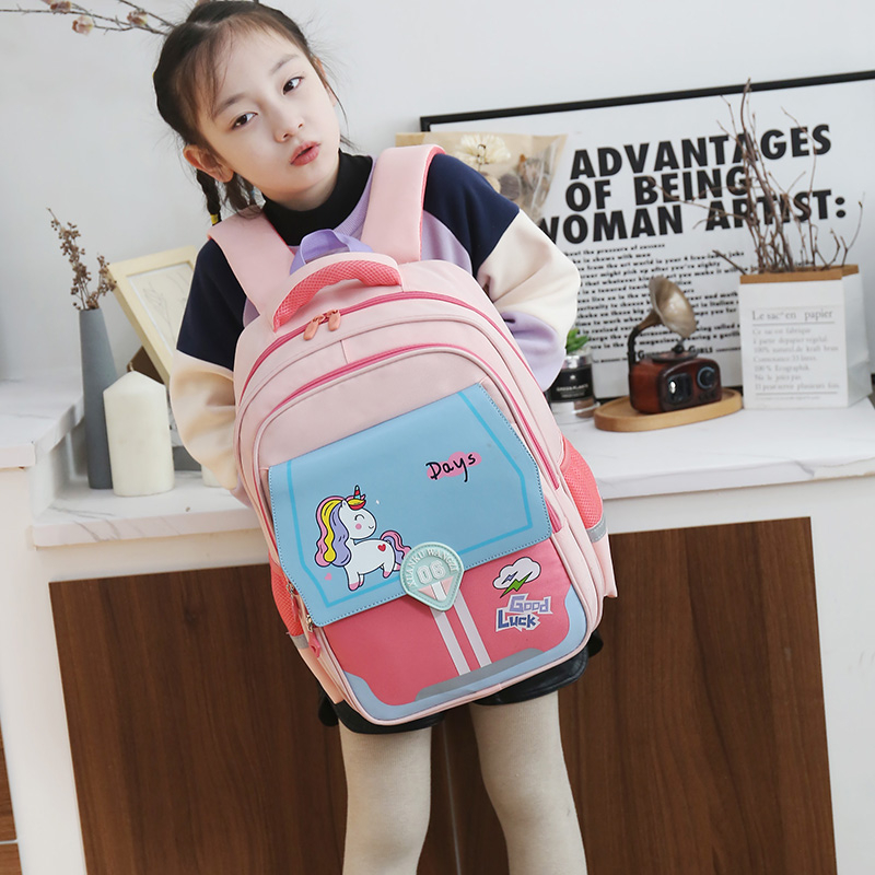 [MONA] Tas Ransel Anak Sekolah Kuncian Unik Warna Cakep Kualitas Import Premium -M0208