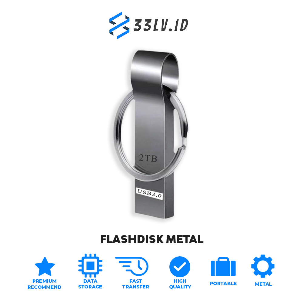 【33LV.ID】HP Flashdisk Metal Pendrive 2TB High Speed Usb Flash Drive Usb Flash Disk