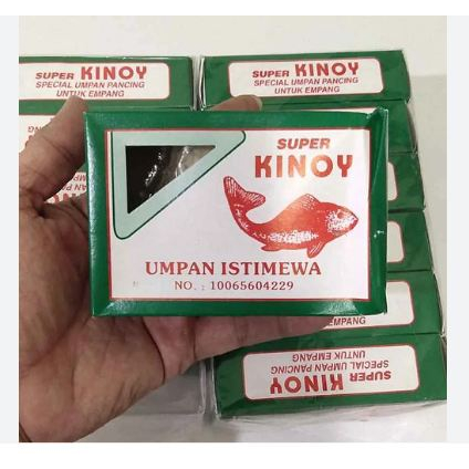 Umpan Pancing KINOY KOTAK / Pengeras umpan / HARGA GROSIR ISI 10 PCS