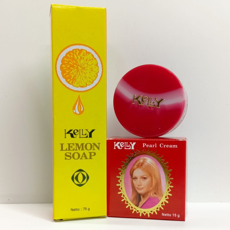 Paket 2in1  - Kelly Pearl Cream &amp; Kelly Lemon Soap