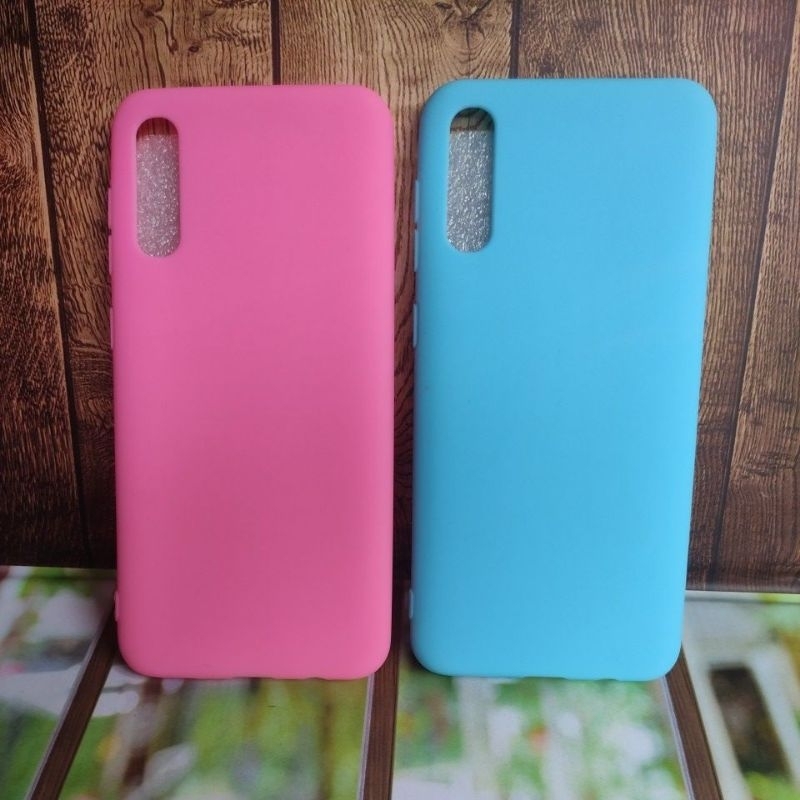 Case Matte Samsung Galaxy A50 / A50s / A30s Casing Atau Kondom Softcase Black Matte Candy Color