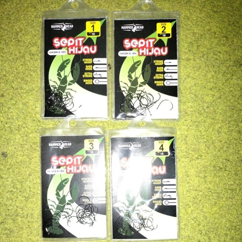 kail Udang sepit Hijau