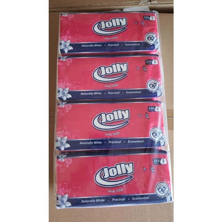 Tisu Tissue JOLLY 250 sheets 2ply