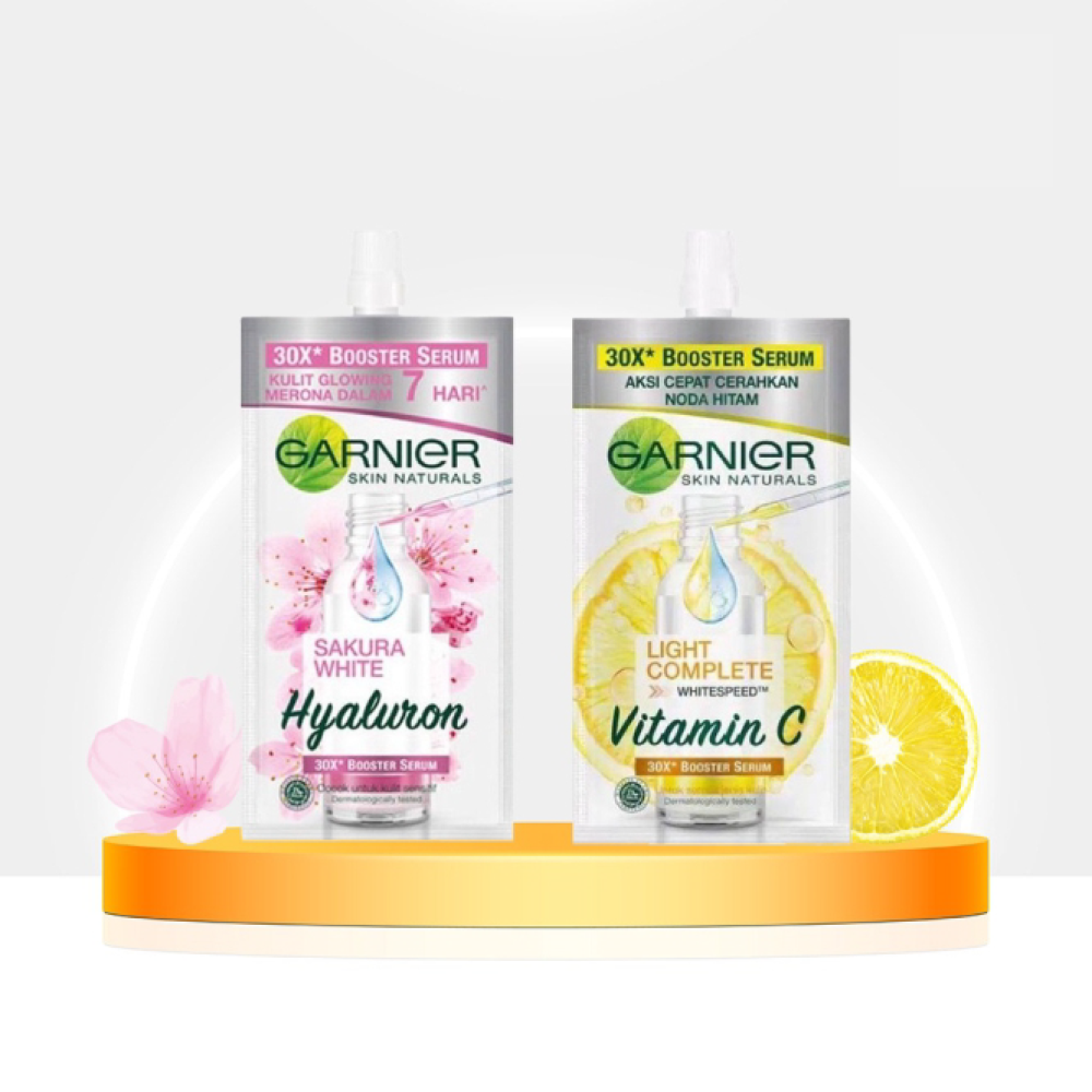 Garnier Bright Complete &amp; Hyaluron Sakura White Sachet Series