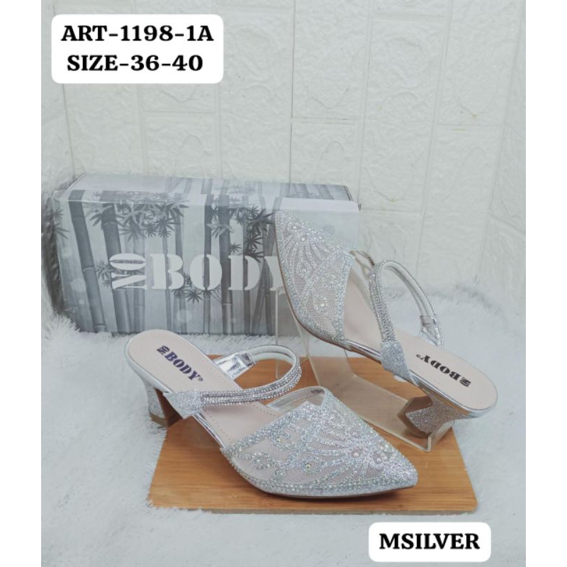 SANDAL PESTA IMPORT WANITA NOBODY 1198-1