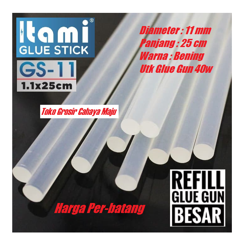 Isi Refill Lem Tembak Bakar Stick Glue Gun Lem Lilin BESAR (Pcs)