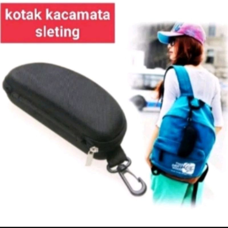 box kotak penyimpanan kacamata hard case