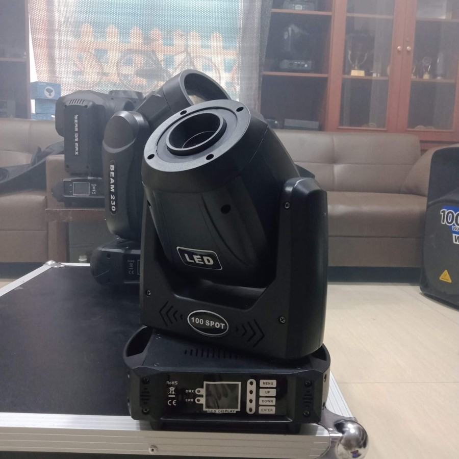 moving LED mini Beam 100 Watt redsun RGB fullcolor garansi 1 THN
