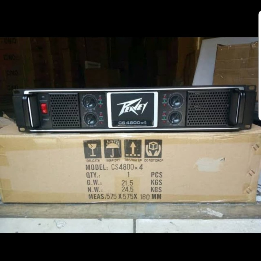 POWER PEAVEY CS4800 POWER 4 CHANNEL POWER SOUNDSYSTEM PEAVEY CS 4800