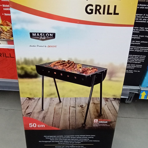 multi square grill 50 cm maspion / panggangan bbq