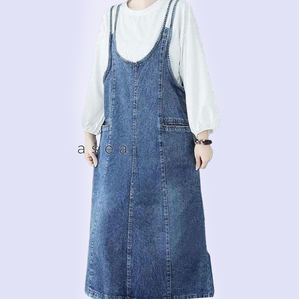 ASEA Overall Fregga Jeans Korean Style