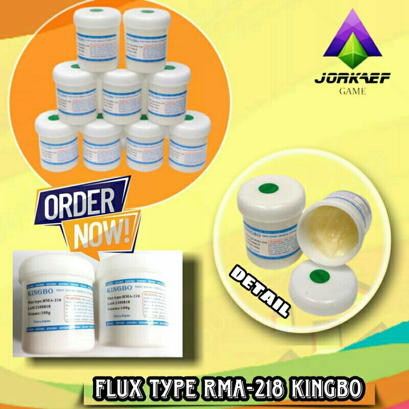 FLUX KINGBO RMA 218 100GR KINGBO SERVISAN PS