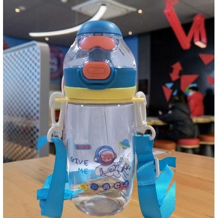 DEOS--BOTOL MINUM WITH TALI KODE 2681 +SEDOTAN/BOTOL MINUM ANAK MOTIF KARAKTER ASTRONOUT