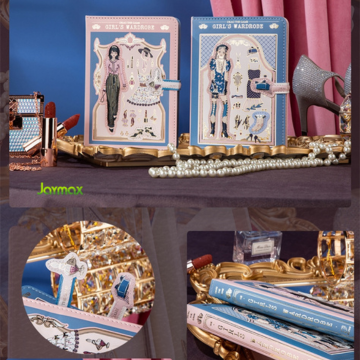 

Magnetic Notebook Diary Girl's Wardrobe / Jurnal agenda / Buku Tulis