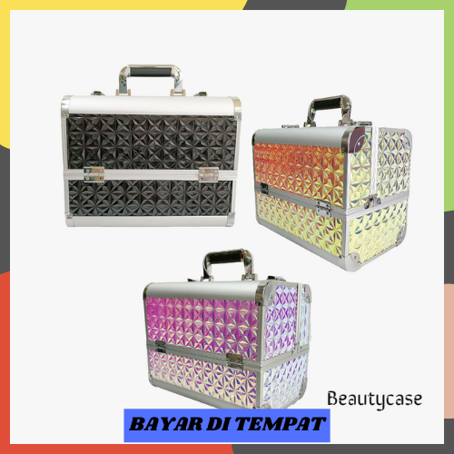 SS-B107 Kotak kosmetik Murah /Box Kosmetik /Make up Box /Beauty case 32 cm x 21 cm x 25.5 cm