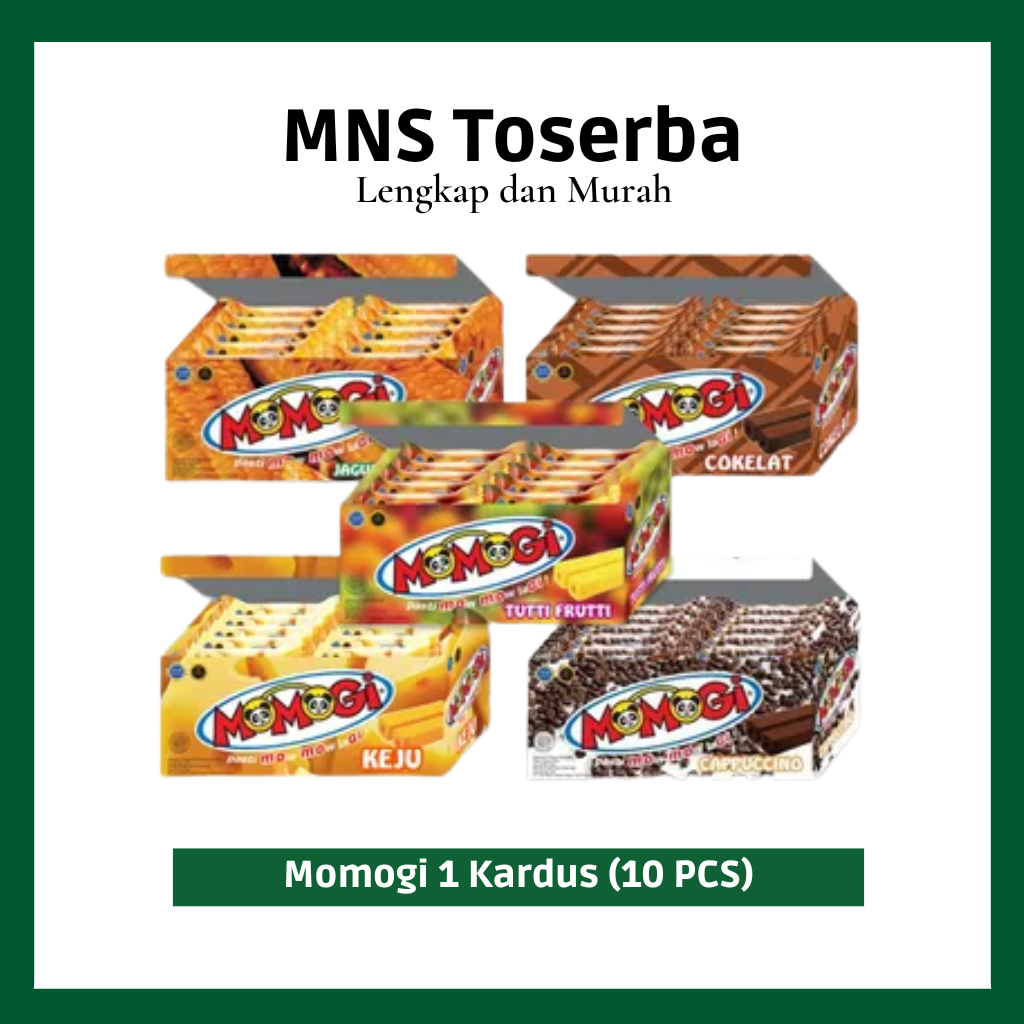 

Momogi Coklat/Jagung Bakar/Keju 1 Dus (20pcs)