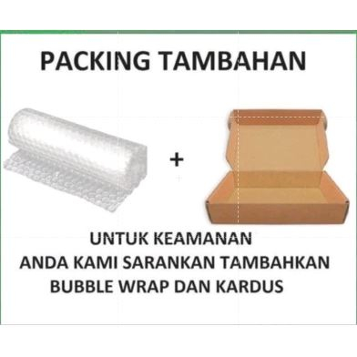 

Extra packing bubble dan kardus untuk pesanan cuties