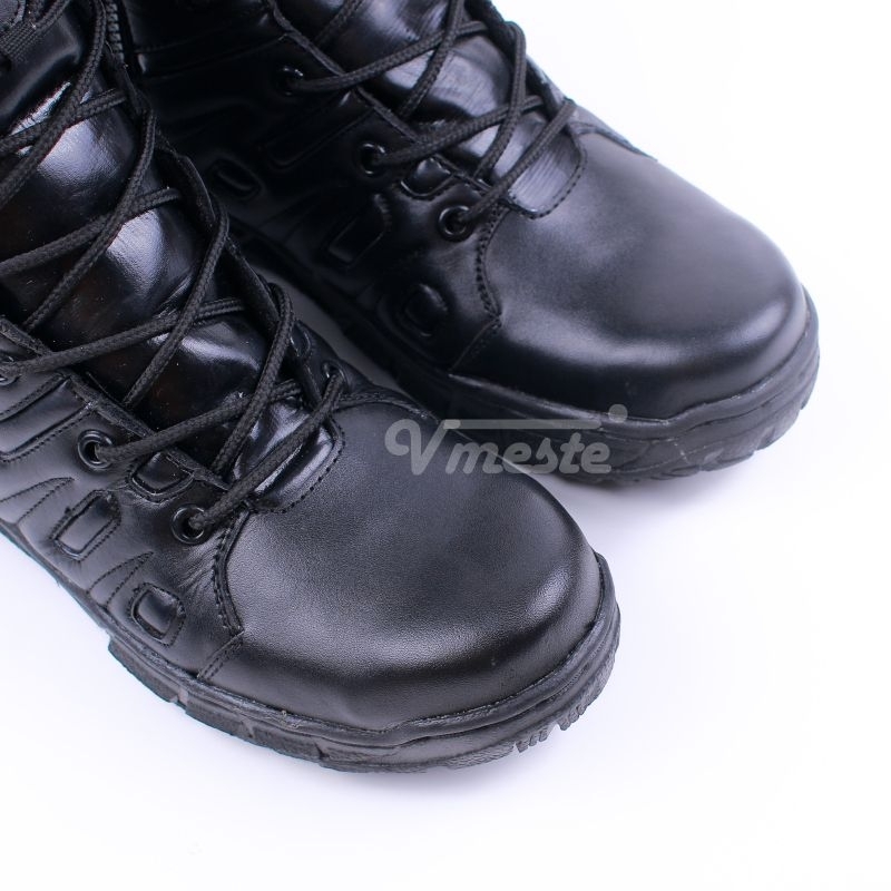 SEPATU PDL TACTICAL BLACKJUMP KULIT //SEPATU PDL TNI POLRI//SEPATU SAFETY BOOT