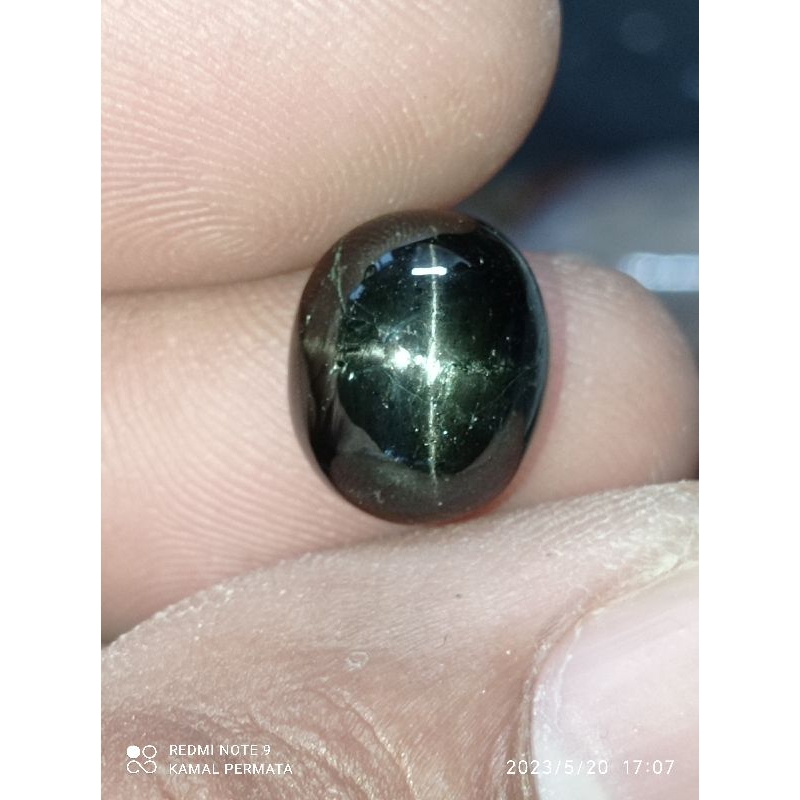 Natural diopside star tapak jalak (nilam star)