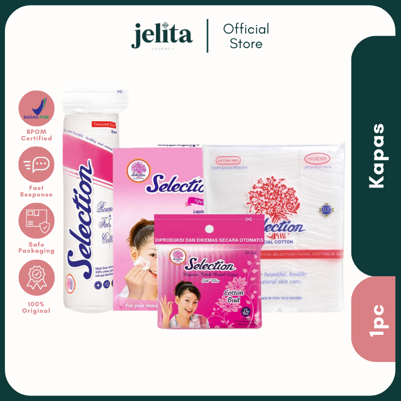 Jelita Cosmetics - Kapas Selection | Selection Facial Cotton