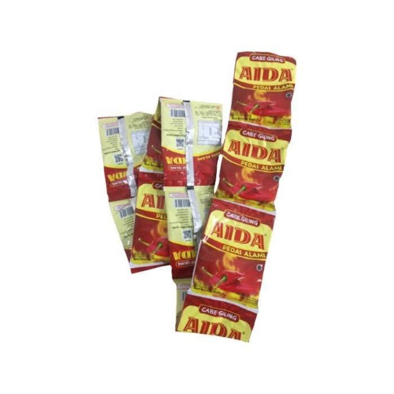 

cabe bubuk aida renceng isi 10 sachet