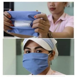 MASKER  KARET BAHAN KAIN TEBAL TERMURAH