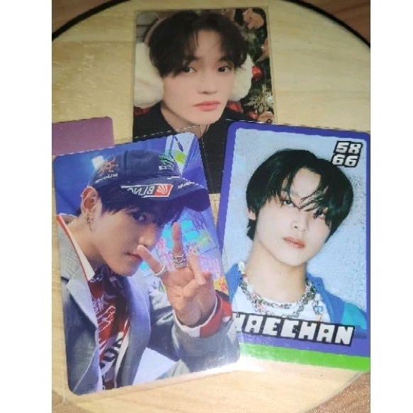 Photocard official Nct Dream 127 Taeyong Smcu Night ver Chenle md pink Christmas Haechan tc glimo