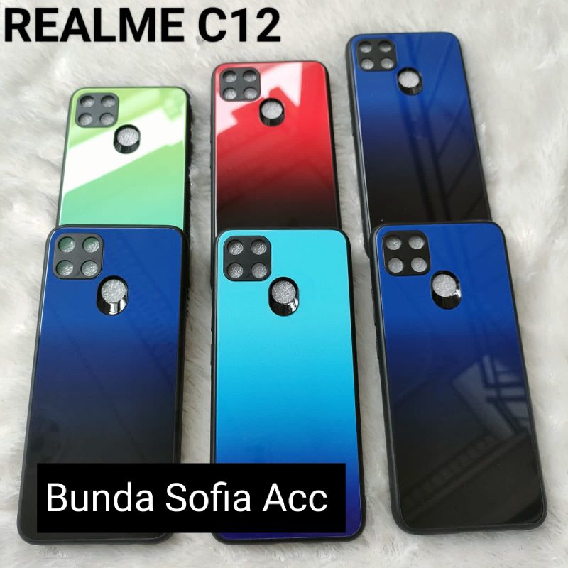 Softcase metalik kilap bahan bagus softcase glossy for Realme C12