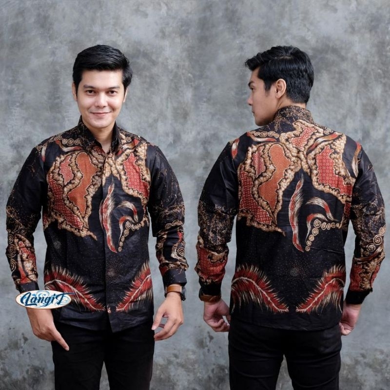 Kemeja Batik Lengan Panjang Casual Baju Batik Pria Atasan Batik Pria Lengan Panjang Kemeja Batik Modern Terbaru Batik Weyrisfashion