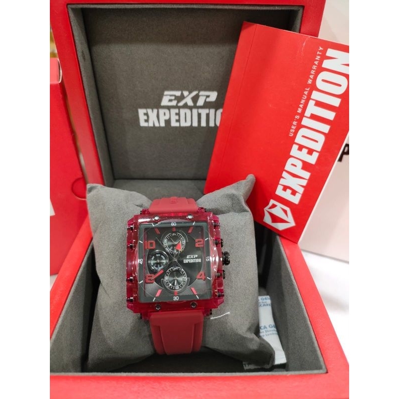 jam tangan SE expedition 6808 original red