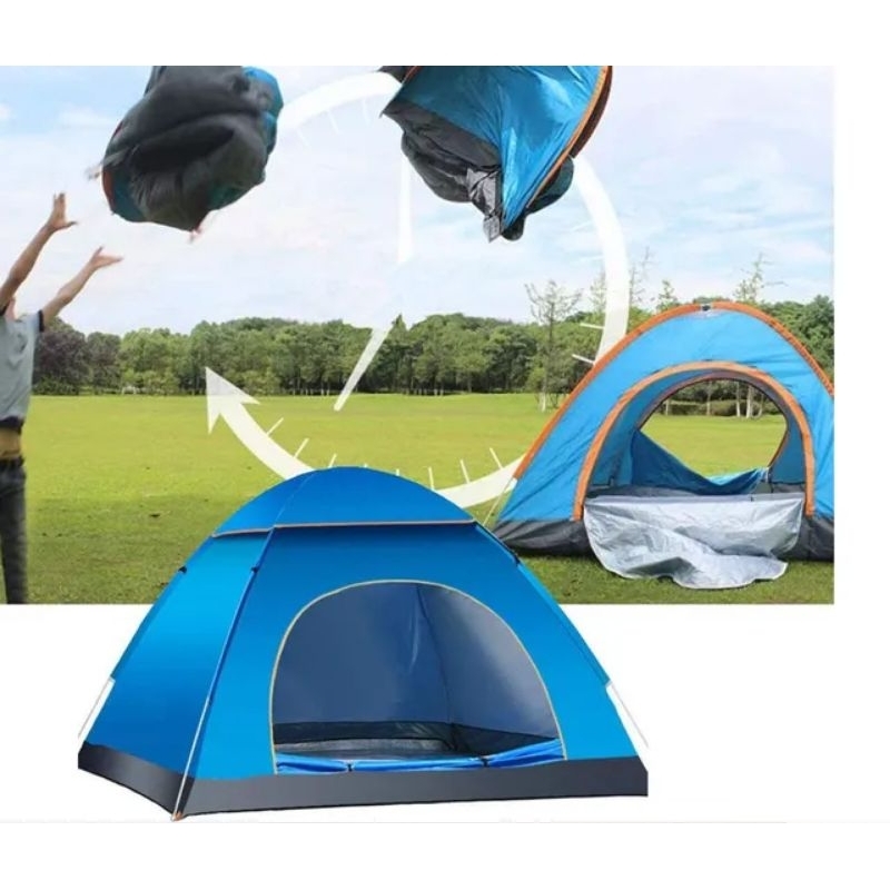 Tenda Camping Camo Waterproof Tenda Gunung Kapasitas 5 Orang