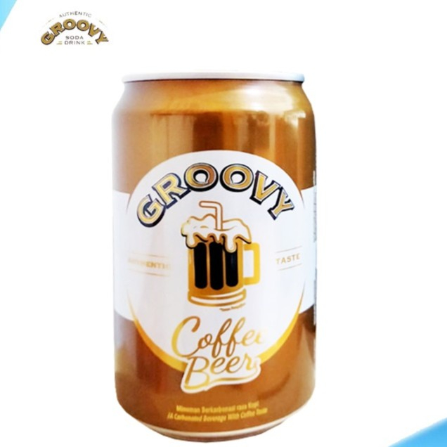 

Groovy Coffee Beer Soda Kopi Bir Drink 330ml (3 Kaleng) Can