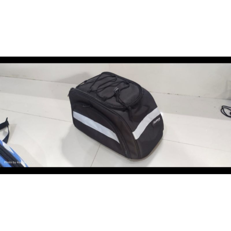 Tas Motor, Tas Helm Pannier Jok Belakang, Tas Sepeda Box Motor Touring Side Bag Dilengkapi Raincover