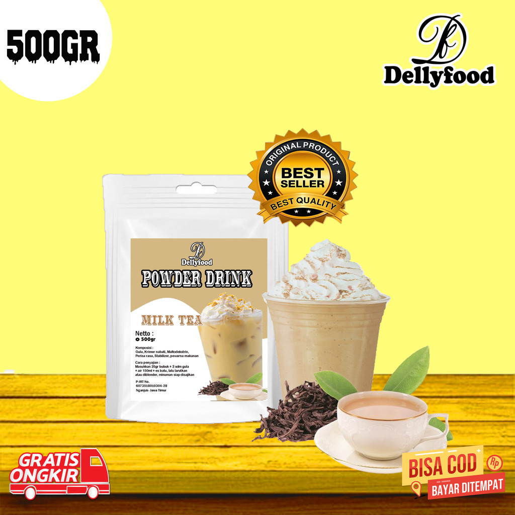 

Powder Drink / Bubuk Minuman Rasa Milk Tea 500gr