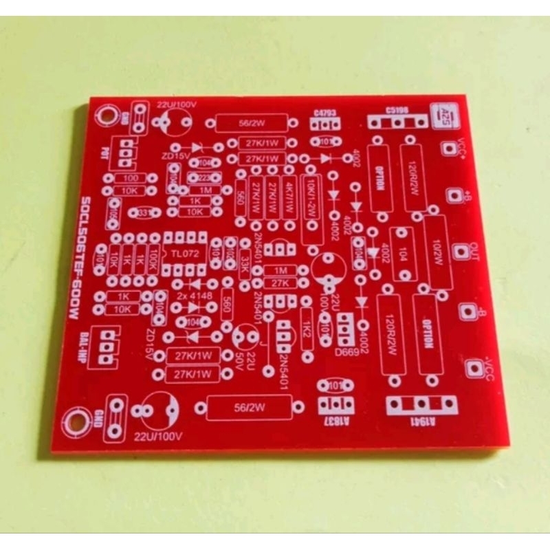 pcb power Socl 506 Tef input balance