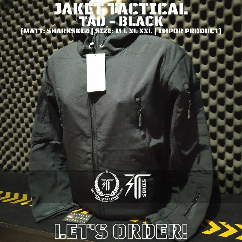 JACKET TAD TACTICAL IMPOR - HITAM / BLACK