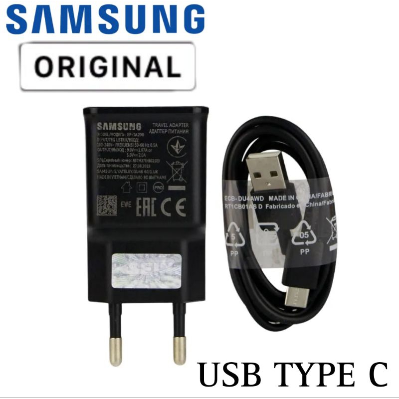 [ GARANSI ] Charger samsung original S8 S9 Note 8 A50 A32 A30 A70 A20 M10 M20 M30 C9 A03S A7 A5 A8 A9 A6 A11 Fastcharging Type C