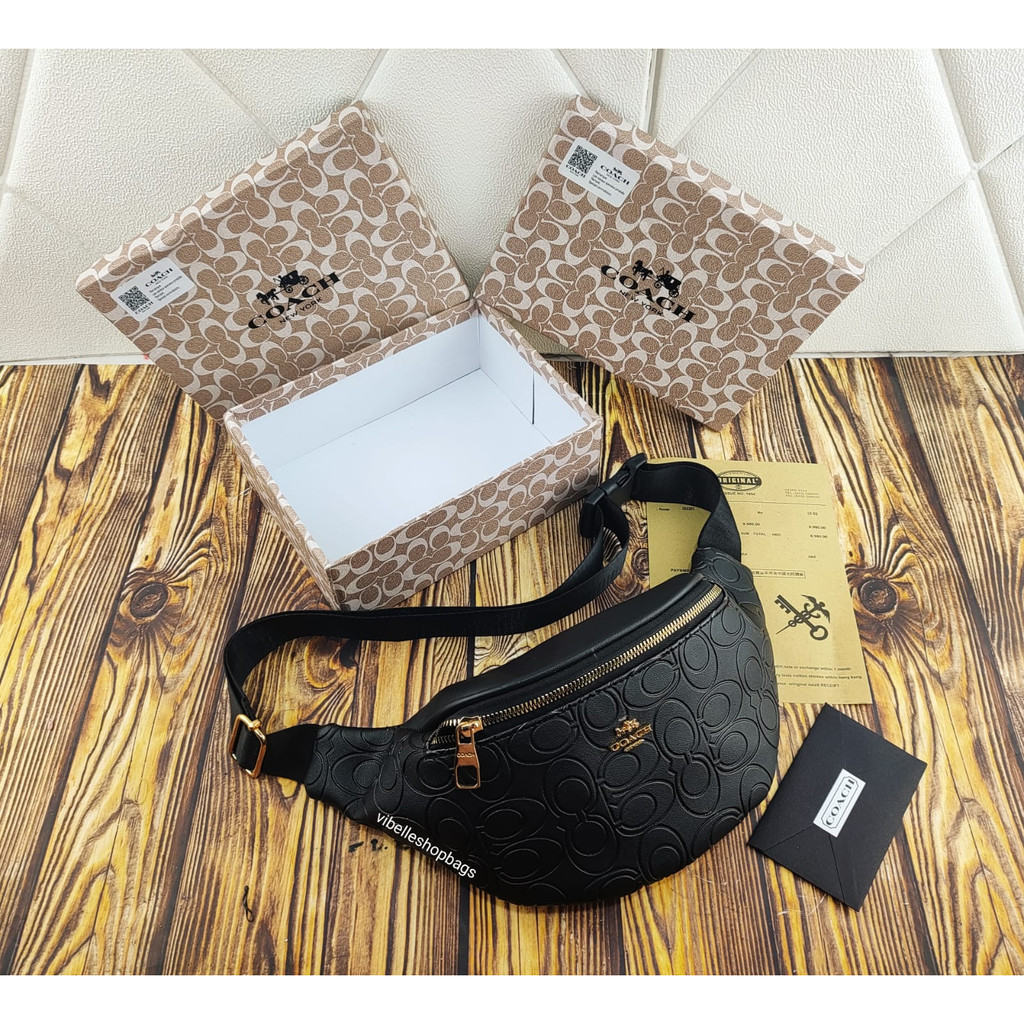 coach womens new waist bag chest bag yaobao - Tas Slempang Coach Signature Waistbag / Tas Coach Pinggang - Tas Pinggang wanita Model Coach Tas pinggang pelatih baru tas pinggang tas pinggang 1787