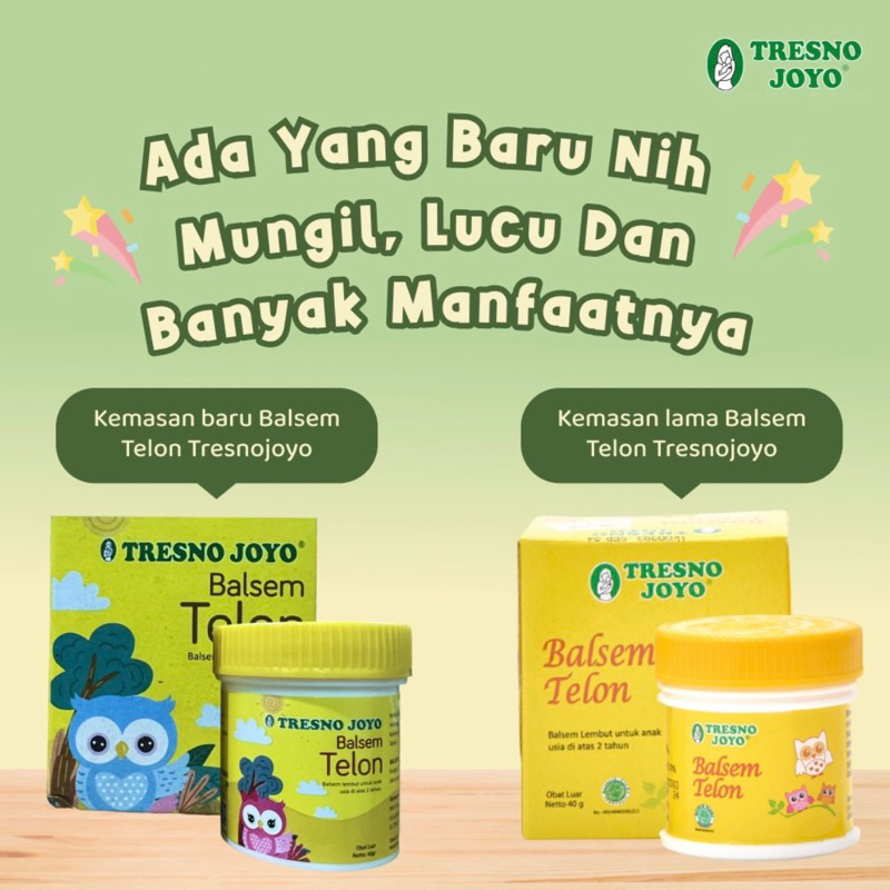 TRESNO JOYO Balsem Telon Anak Bayi Balsam Baby 20 40 g gr gram 20g 20gr 20gram 40g 40gr 40gram Original Asli Termurah TresnoJoyo