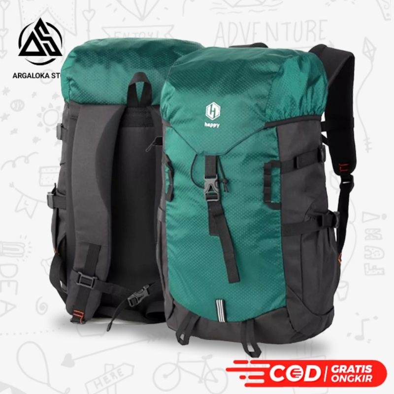 AUTHENTIC  Tas Ransel Pria/Cowok Besar Semi Carier 40 L Punggung Laptop Kuliah Gunung Travel Bag Outdoor Ok