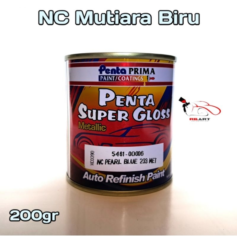 Cat mutiara/lembayung Biru (penta gloss)