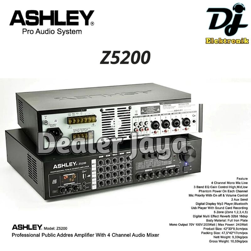 Power Mixer Ashley Z5200 / Z 5200
