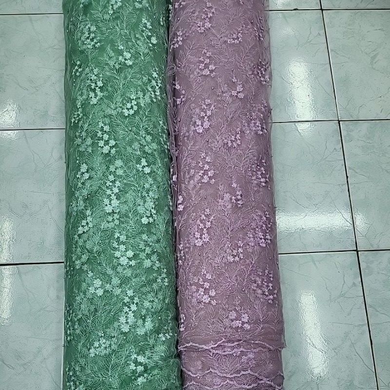 kain tile mutiara gliter murah #17. warna sesuai foto