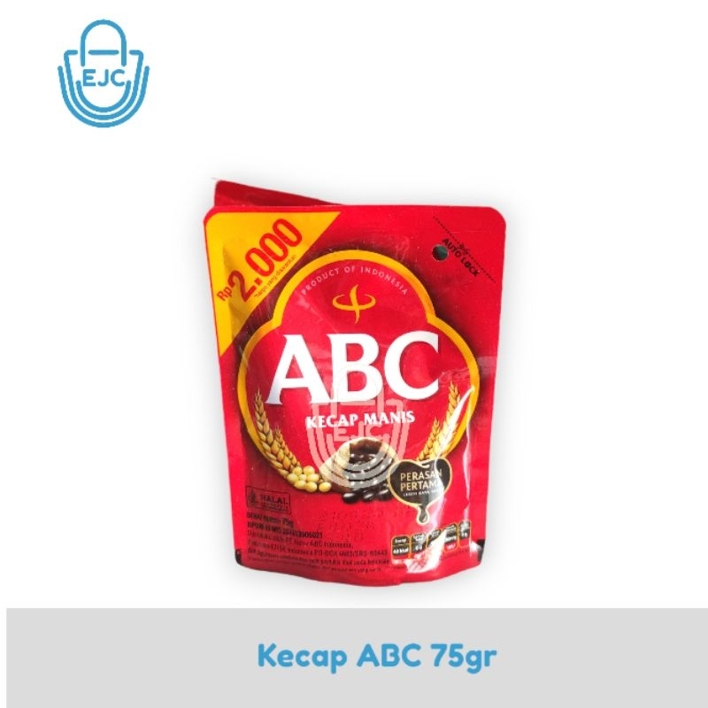 

Kecap Manis ABC Sachet 75gr Kecap ABC