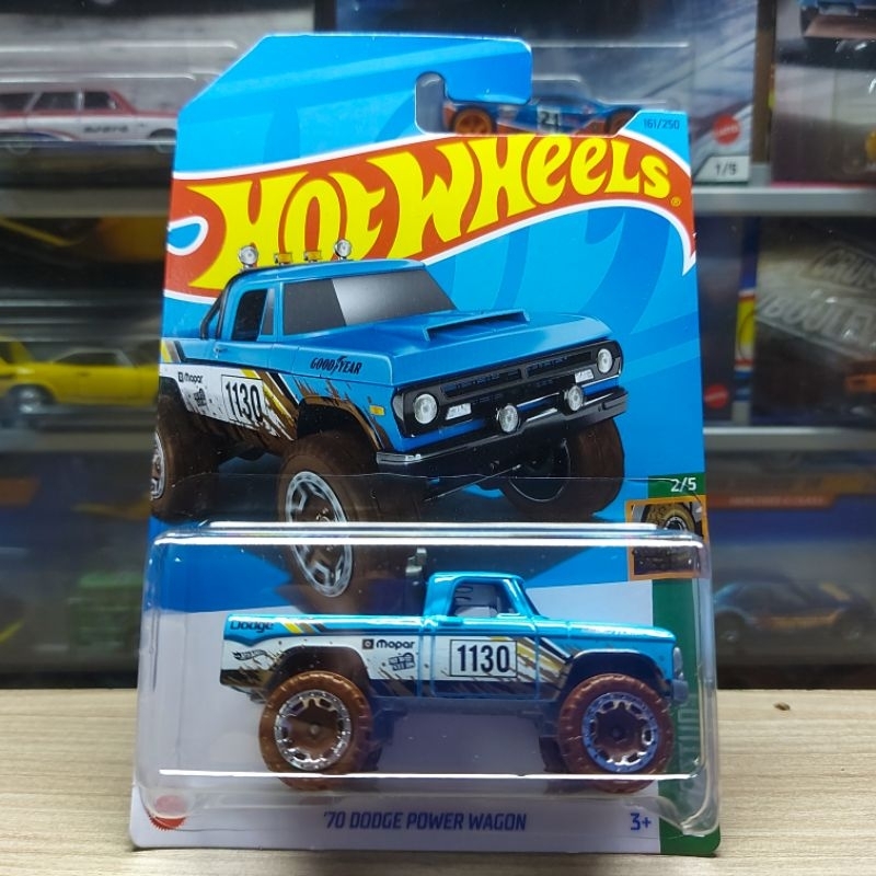 HOT WHEELS 70 DODGE POWER WAGON BLUE 2023