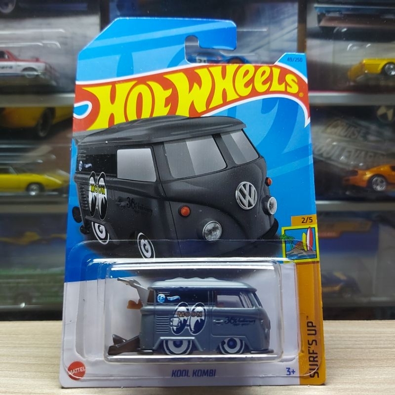 HOT WHEELS KOOL KOMBI MOONEYES GRAY 2023