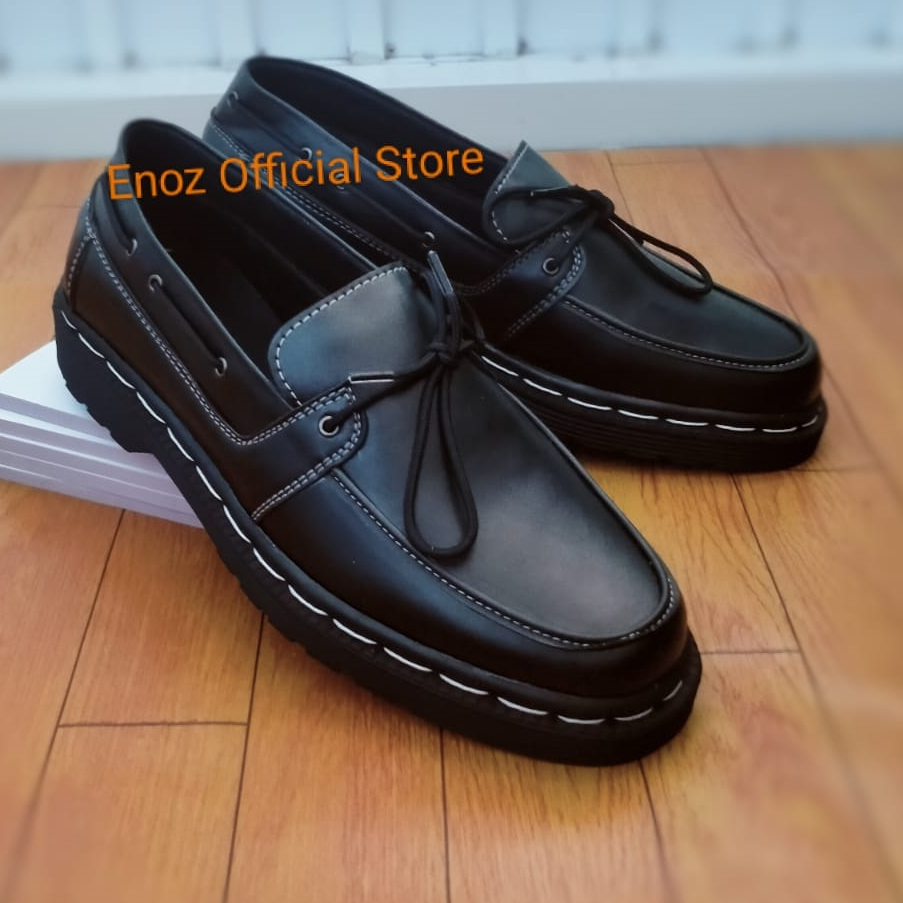 Sepatu Pantofel Lafers Formal Docmart Low Boots Formal Casual Kulit Sintetic PU Premium Original Keren Trendy Milenial