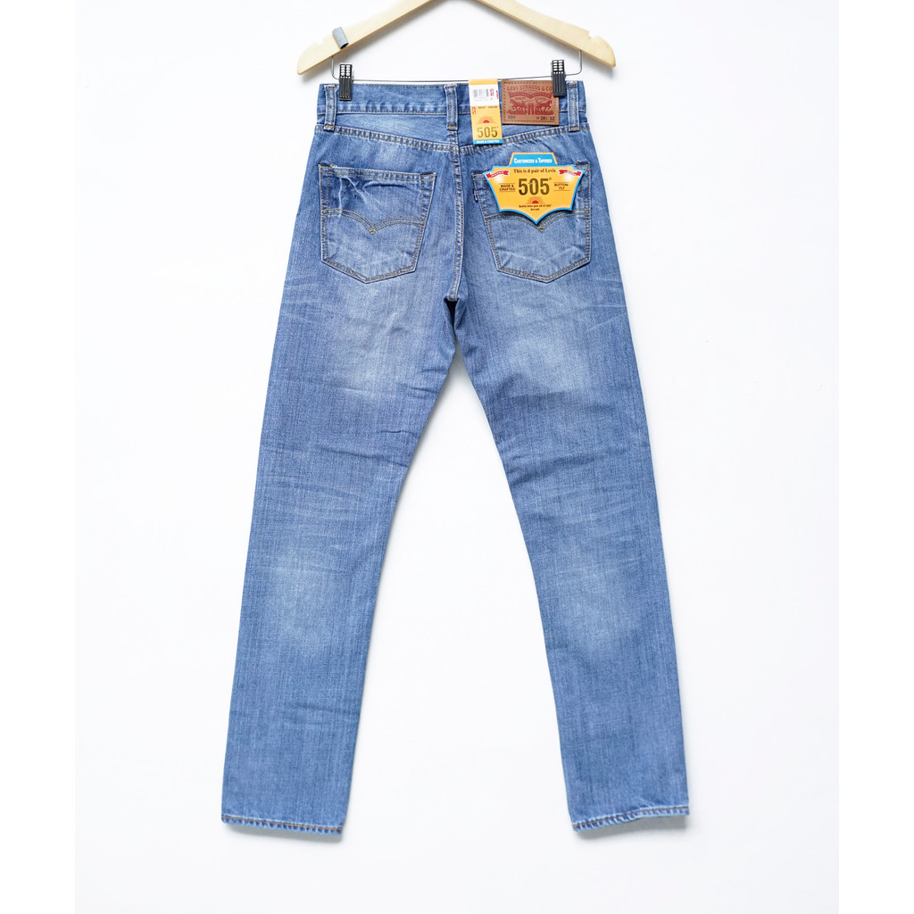 Levis 505 Japan - Celana Jeans Pria Blue Series - Celana Panjang Pria