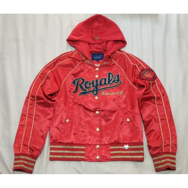 Jeket Varsiti MLB Bordir